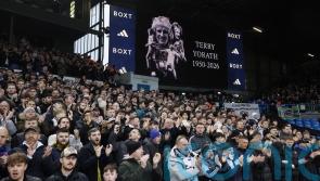 Gabby Logan at Elland Road to see Leeds pay tribute to father Terry Yorath