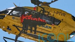 Lindsey Vonn airlifted off mountain after crashing in Olympic women&rsquo;s downhill