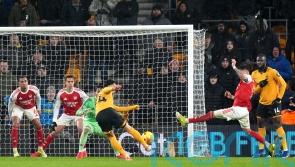 Stoppage-time Tom Edozie strike hands Wolves dramatic draw with Arsenal