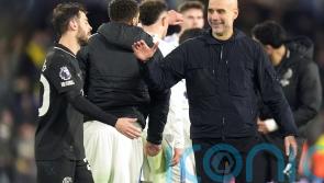 Pep Guardiola hails &lsquo;huge victory&rsquo; at Leeds as Man City reel in leaders Arsenal