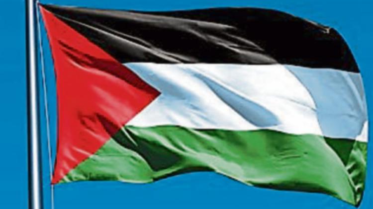 Waleed Maza clutched rosary beads in the colours of the Palestinian flag whilst he was sitting before Judge Patricia Harney