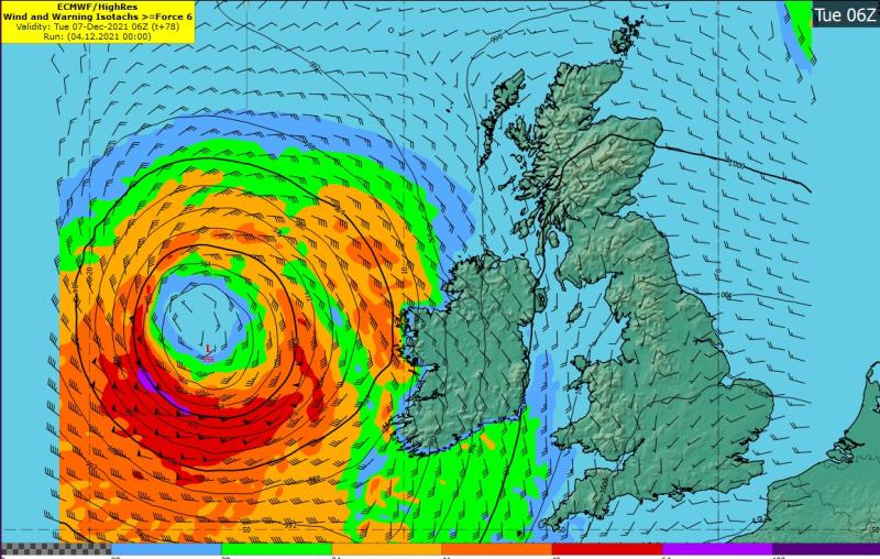 Storm Barra - Met &Eacute;ireann issues Status Red marine alert as near hurricane force wind expected