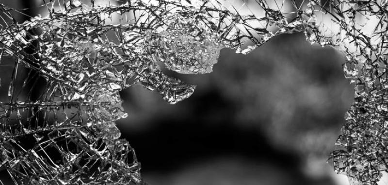 window broken