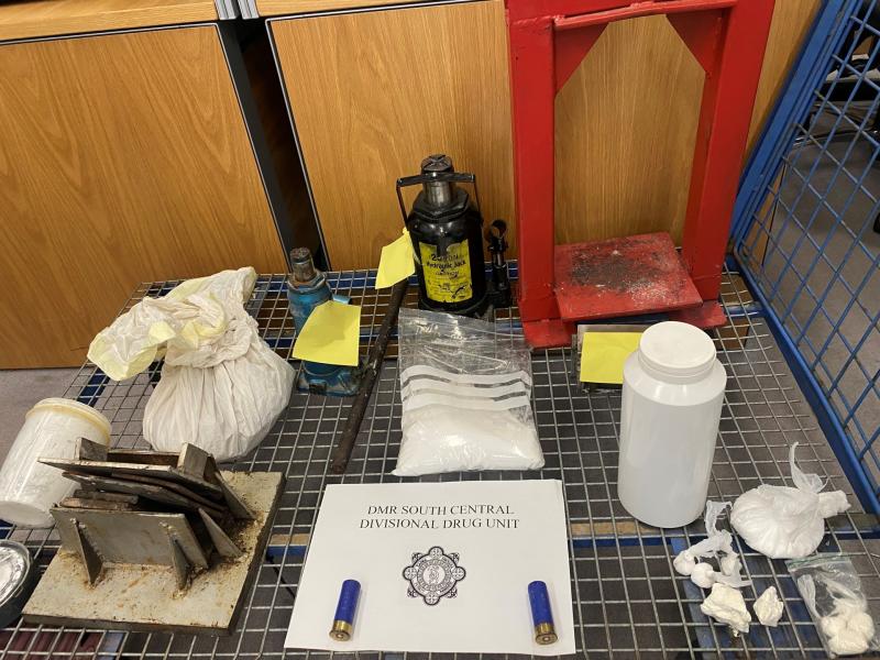 Garda sniffer dog finds drugs and ammunition