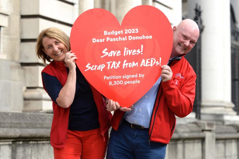 Removal of VAT on defibrillators urged to end  a 'tax on saving lives'
