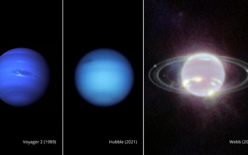 James Webb telescope shows spectacular photos of the outermost planet