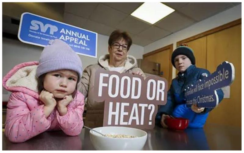 Families facing 'impossible choices' as calls to St Vincent de Paul surge 