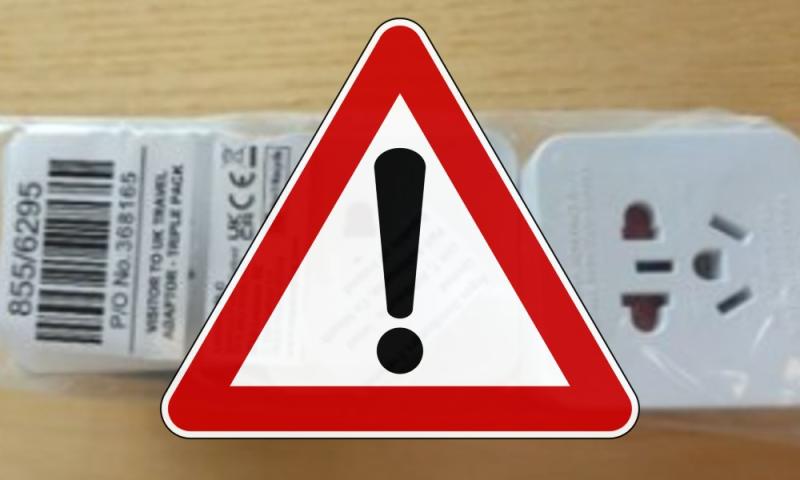 ALERT: Popular travel plug sold to over 40,000 Irish consumers recalled from shops