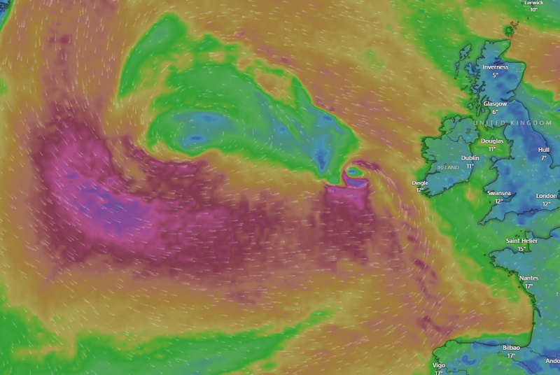 Ireland weather: 'Low pressure' predicted with brutal rain and winds to batter Ireland