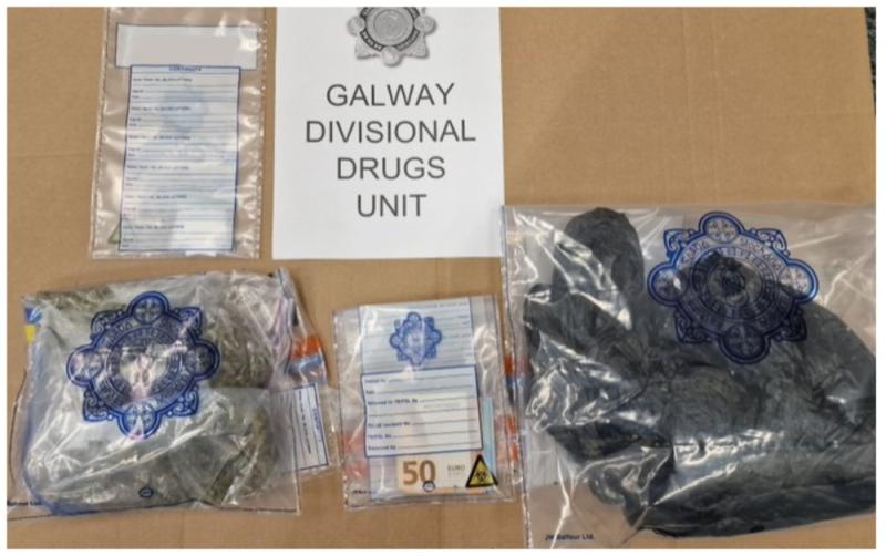 Man arrested after seizure of cocaine and cannabis in Galway 