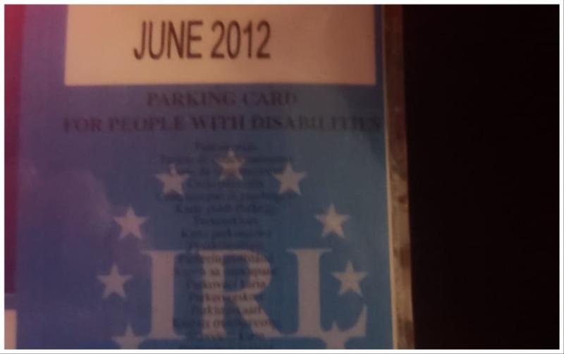 Motorist who used deceased person's disabled parking permit fined