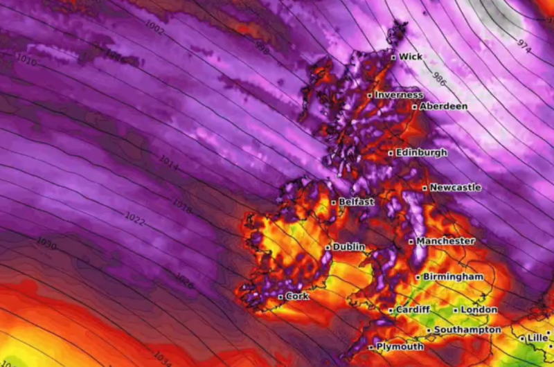 Ireland to be endure six days of strong winds before Christmas amid brutal forecast