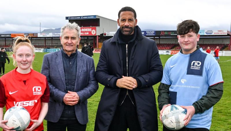 Manchester United football legend comes to the home of Sligo Rovers 