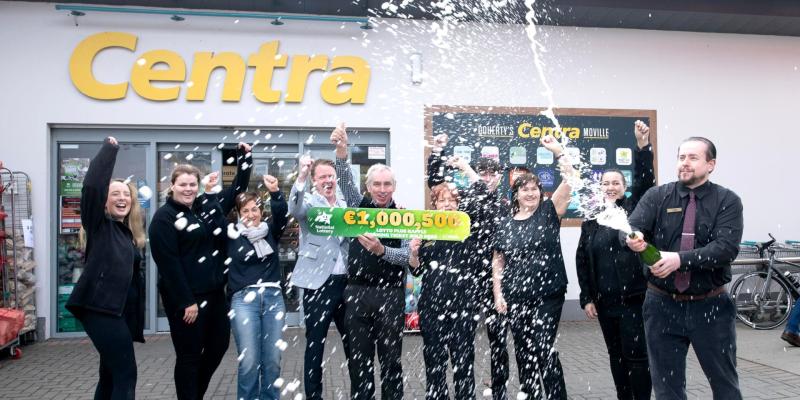 Celebrations underway in coastal town as Donegal store sells &euro;1 million Lotto ticket