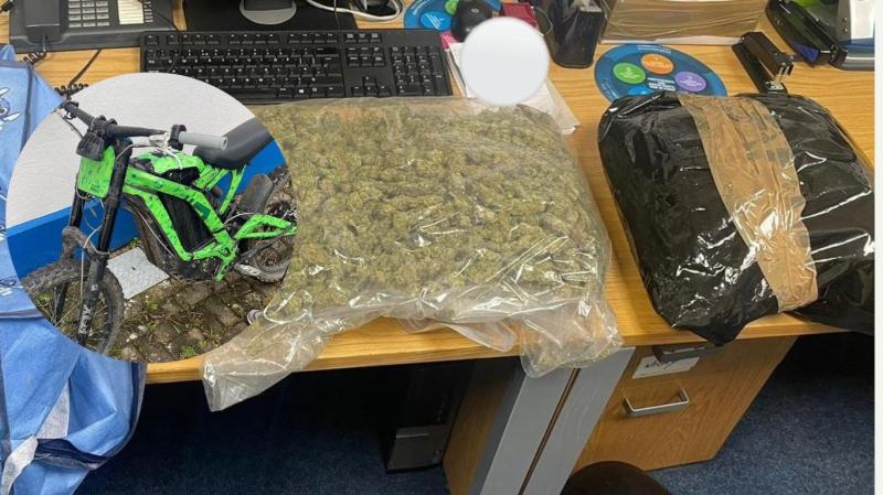 Cannabis worth &euro;40k seized from electric bike user in Dublin