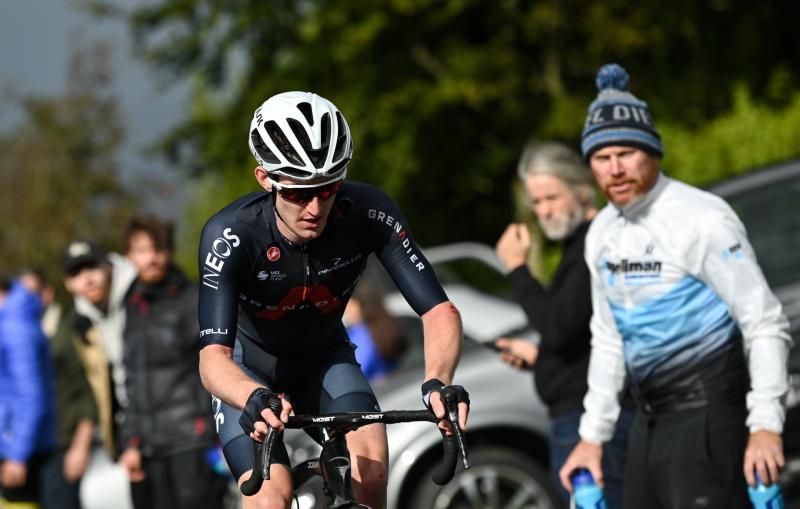 Irish cyclist Eddie Dunbar is out of the Giro d'Italia following an injury after a crash