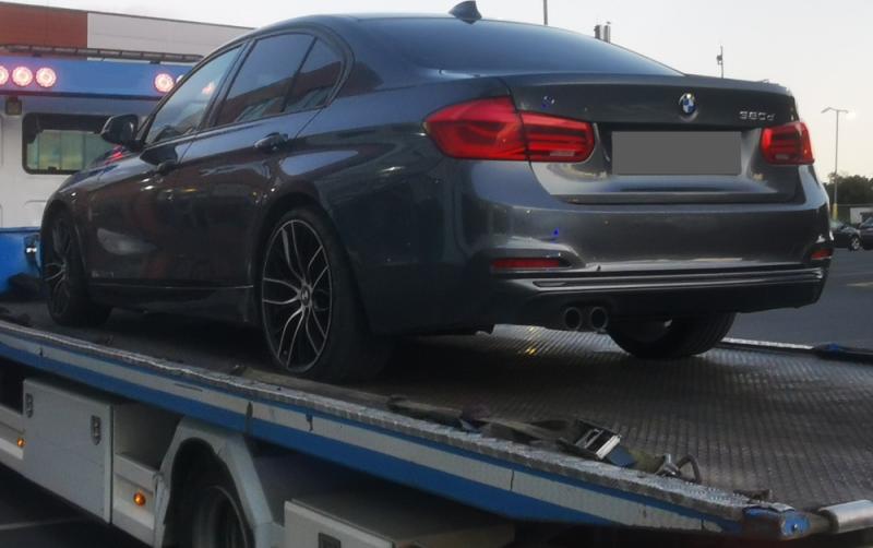 Luxury BMW seized after being caught uninsured for FOURTH time this year