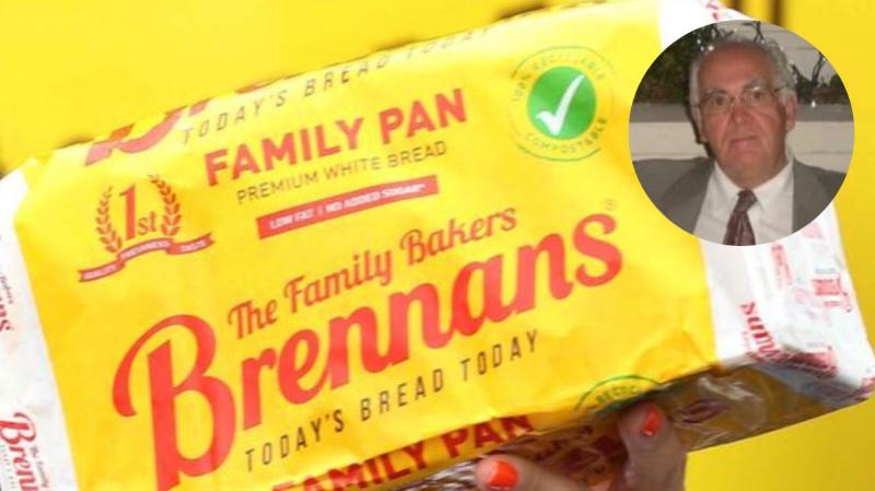 RIP: Mr Brennan of Brennans Bread has been laid to rest after passing at age 82