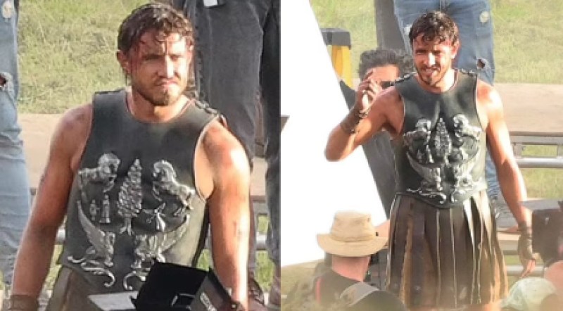 Are you not entertained? First look at Paul Mescal on set of Gladiator 2