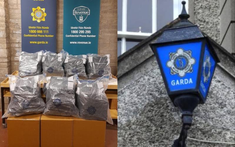 Two men arrested in major drugs bust as over one million euro worth of cannabis seized