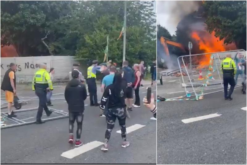 LIVE: Roads blocked due to anti-immigration protest in Coolock