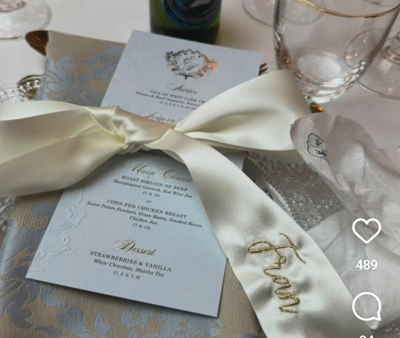 What did the McGregors eat? Menu for Erin's glam wedding at exclusive Irish venue revealed
