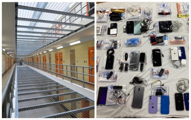 Irish prison locked down amid raid as huge haul of almost 40 phones, drugs and weapons seized