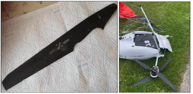 'Bits and pieces started showering down' - man cutting grass injured by blade from drone