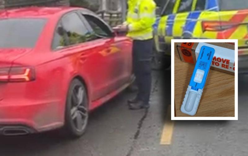 Driver who turned away from garda checkpoint tests positive for cocktail of drugs