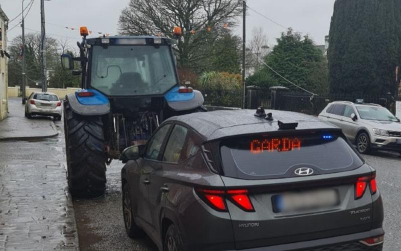 Gardai stunned after stopping tractor following 'call from a member of the public'