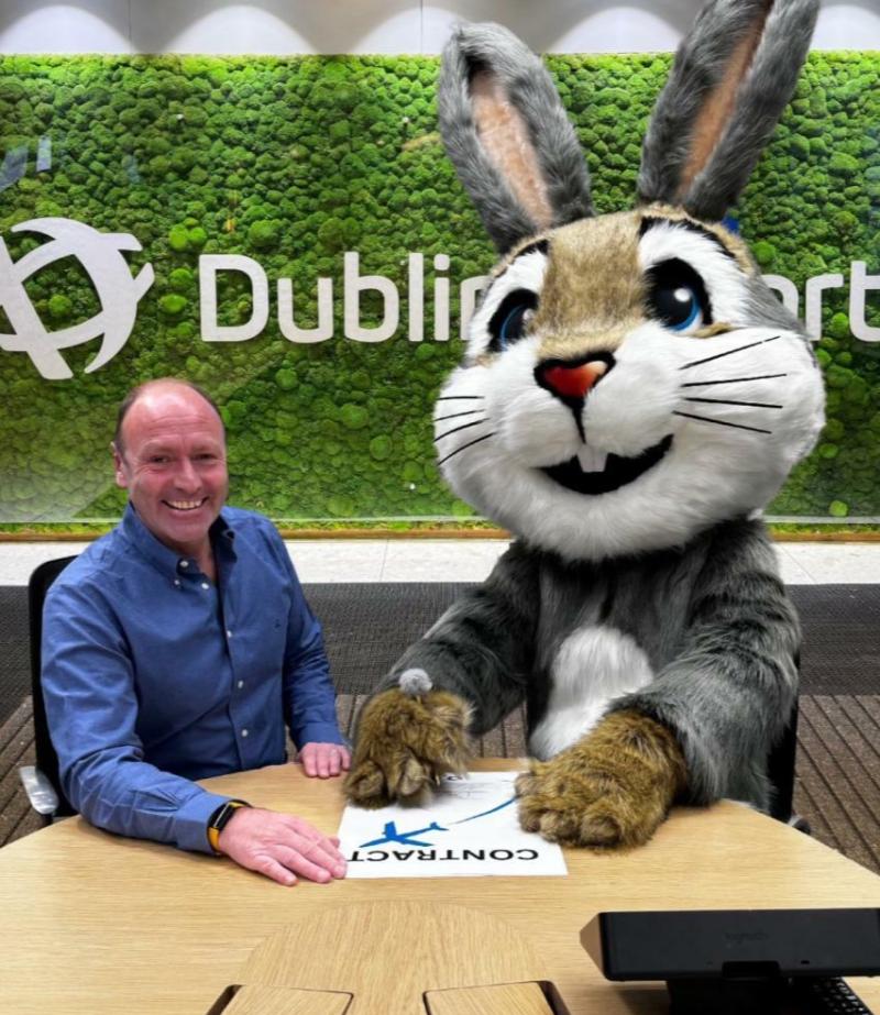 Dublin Airport's Dubby can't wait to have the craic with passengers