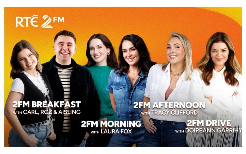 RT&Eacute; 2FM announces major shake-up to daytime radio hosts from next week