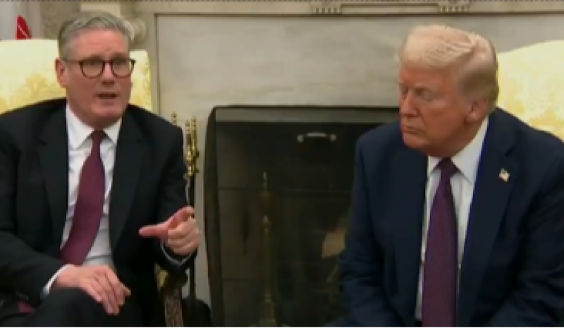 Trump tells UK PM he has 'warm spot' for his country but really he's talking about Clare 