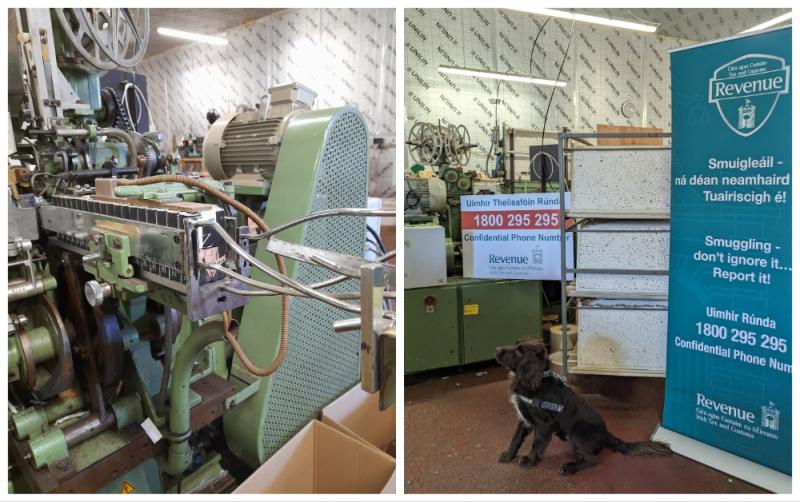 Five men arrested as illegal Irish 'cigarette factory' smoked out and dismantled by garda&iacute;