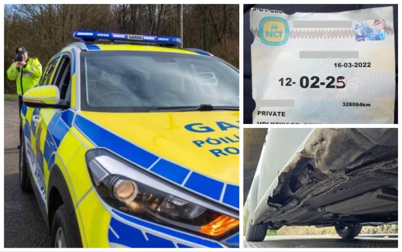 Garda&iacute; catch 'budding artist' with pathetic forgery as 'dangerously defective' car seized