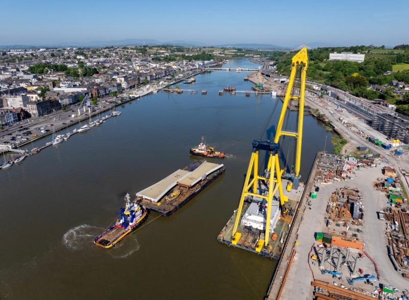 'Two extraordinary sights'- Landmark project being built in Irish city marks major milestone