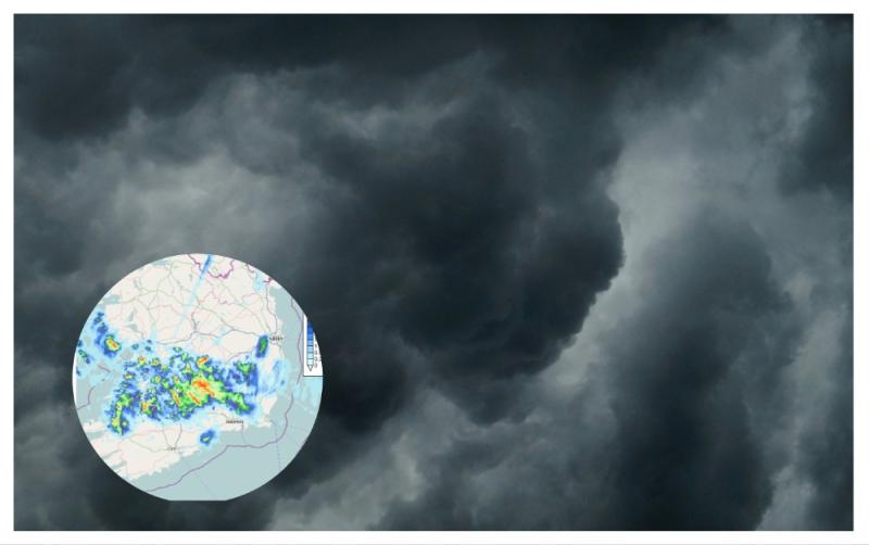 Ten counties hit with weather warnings as thunderstorms and heavy rain on the way