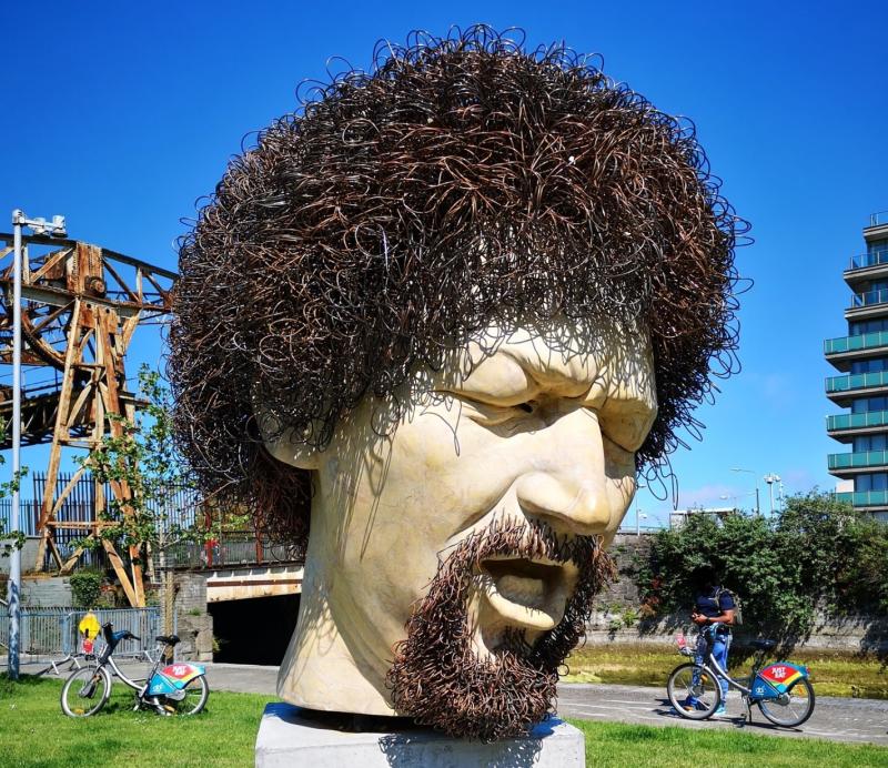 Prison sentence for man who vandalised statue of Irish folk singer Luke singer