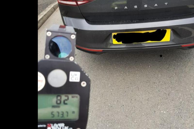 15-year-old girl caught driving over 80mph on busy dual carriageway