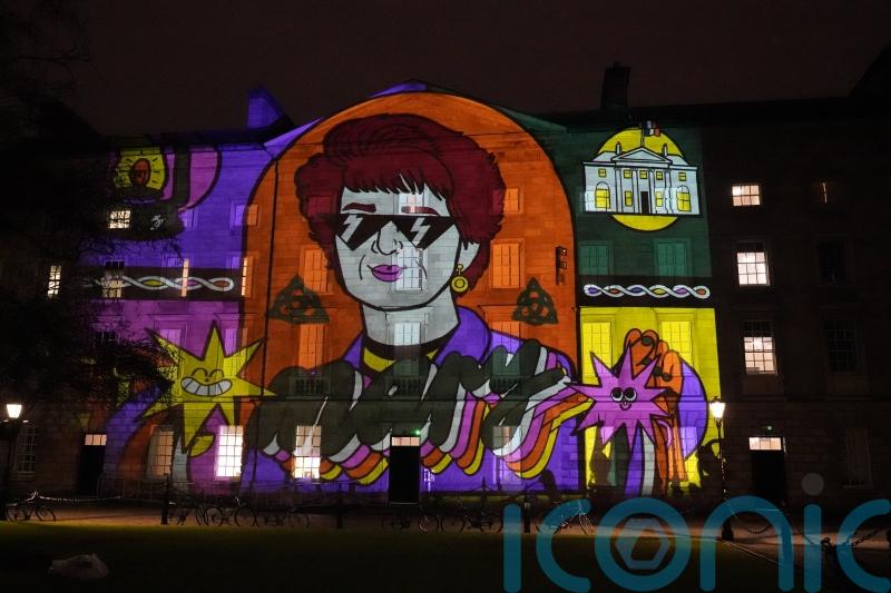 Buildings across Ireland light up to mark St Brigid's Day 2022