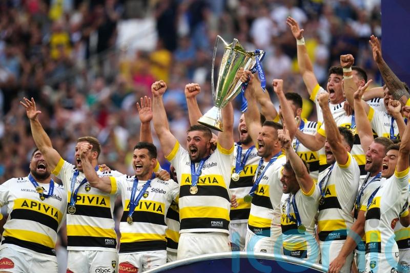 La Rochelle celebrate shock last-gasp Champions Cup final victory over Leinster