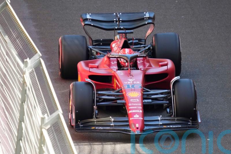 Charles Leclerc has the edge in practice as Lewis Hamilton labours