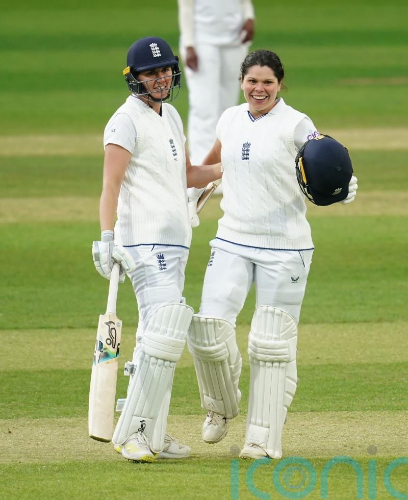 Sciver and Davidson-Richards hit maiden Test centuries to put England on top