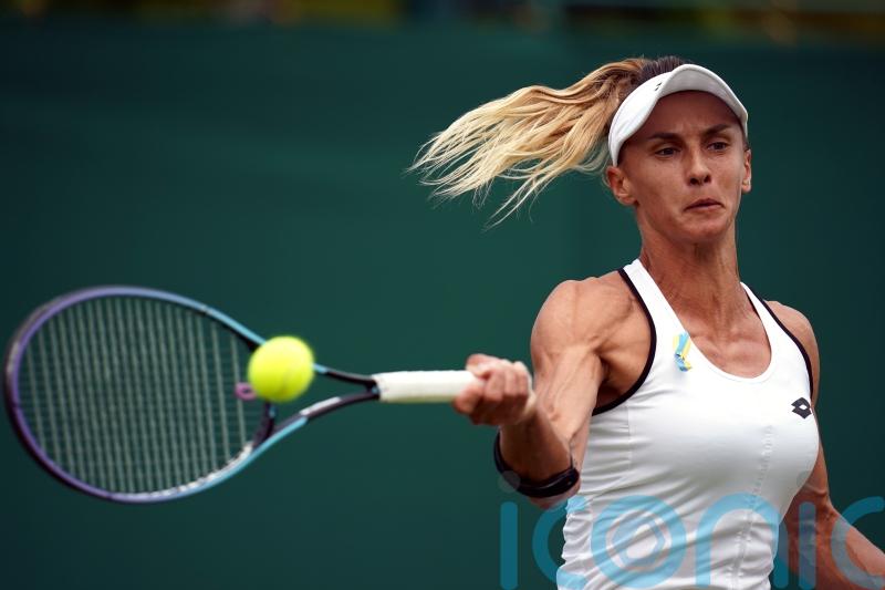 Lesia Tsurenko wears Ukraine ribbon in victory over compatriot Anhelina Kalinina