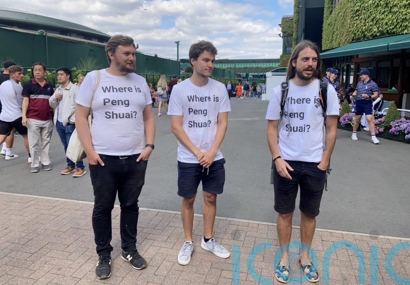 Campaigners in &lsquo;Where is Peng Shuai?&rsquo; t-shirts &lsquo;harassed&rsquo; by Wimbledon security