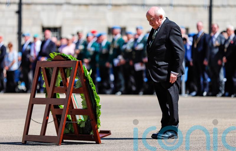 National Day of Commemoration ceremonies take place across Ireland