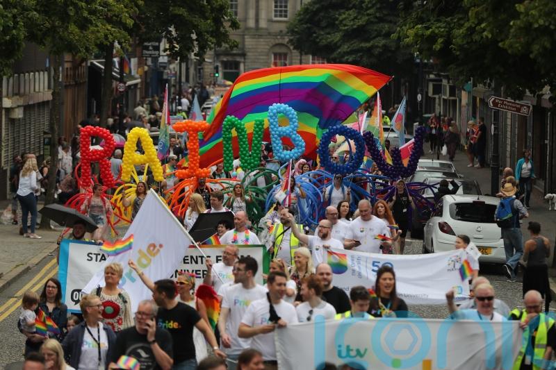 Belfast Pride parade returns to city streets for first time in three years