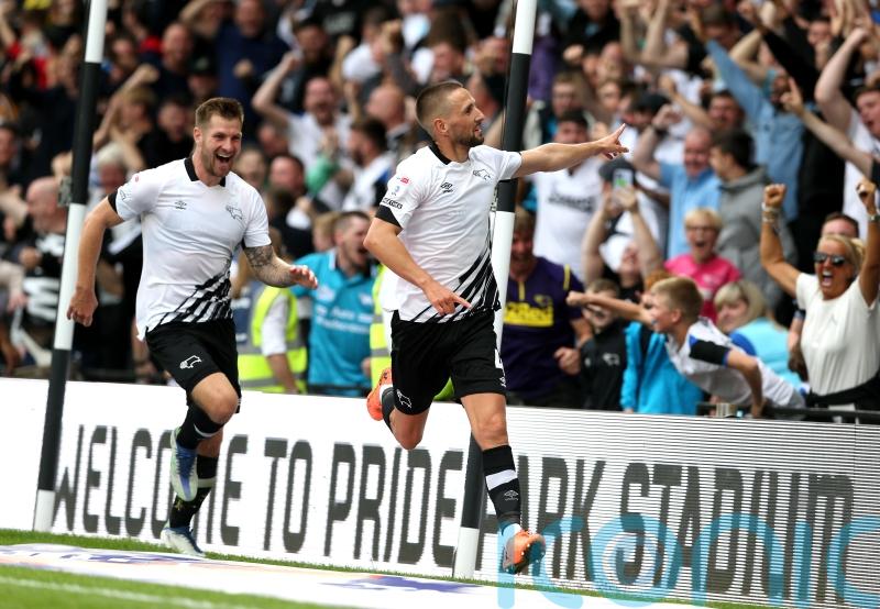Conor Hourihane secures Derby&rsquo;s victory over Oxford