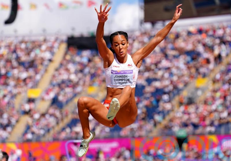 Katarina Johnson-Thompson retains heptathlon lead with two events remaining
