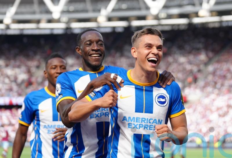 Brighton maintain unbeaten start as West Ham suffer third straight defeat